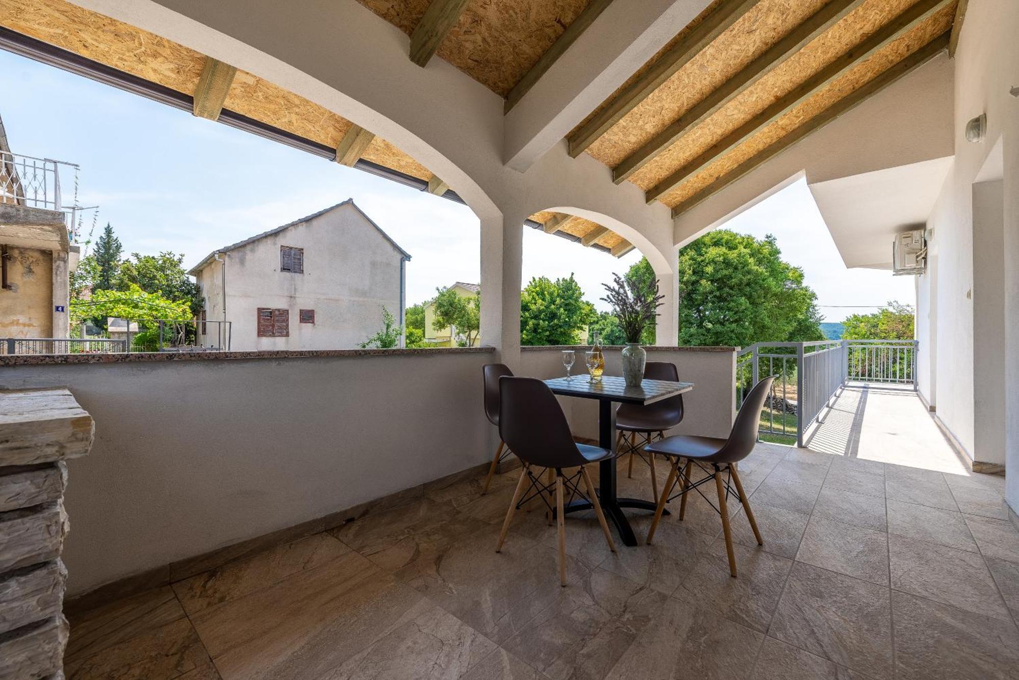 Apartmani Dupor Gornji Karin Bagian luar foto